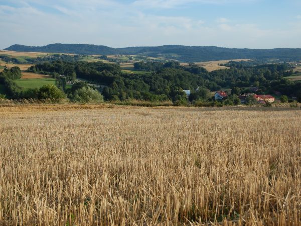 Panorama z widokiem na górę Hełm