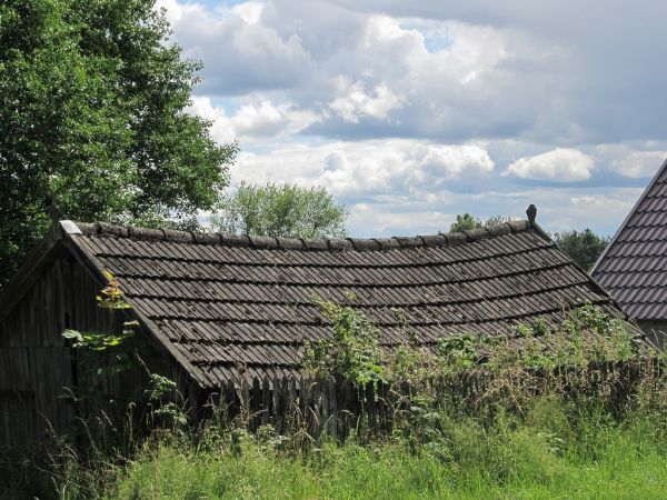 Dach starej chatki