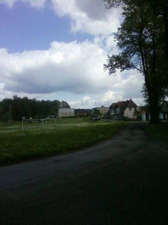 To jest tak zwany zakręt wiazd do wioski i jak i do pałacu