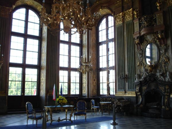 Wnętrza zamku Książ