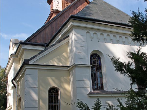 Cerkiew Zaśnięcia Najświętszej Marii Panny w Kalnikowie. Obecna cerkiew została zbudowana w 1920 na miejscu starszej, murowanej cerkwi z 1882. W latach 50. XX w