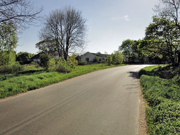 Wieś Pudwągi-widok od strony Kętrzyna