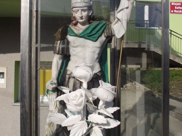 figura św. Floriana - patrona strażaków /zapraszam do galerii mm.: Wzdów, Jankowce, Jaćmierz, Mymoń/.