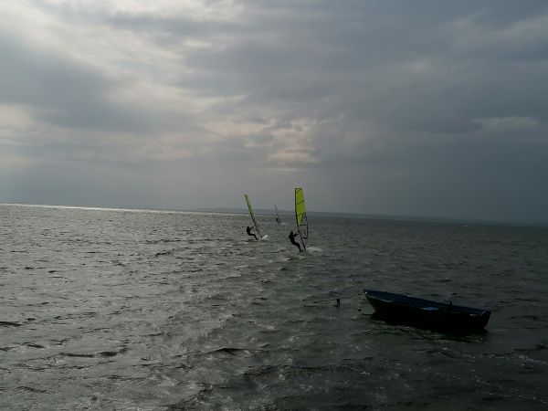 Chałupy, Morze Widok na zatokę.