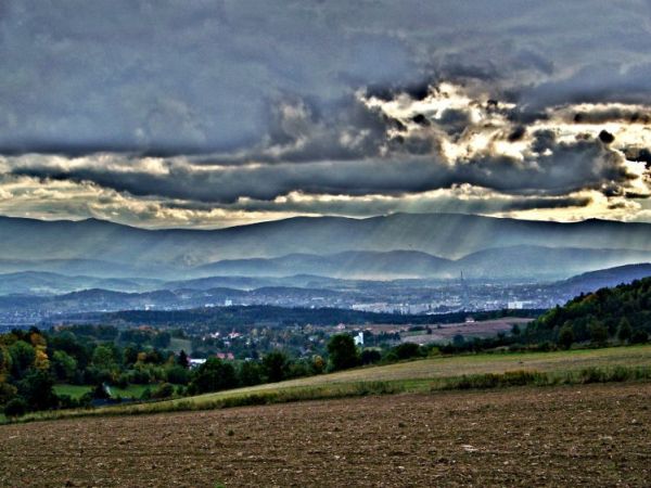 Widok z Łysej Góry