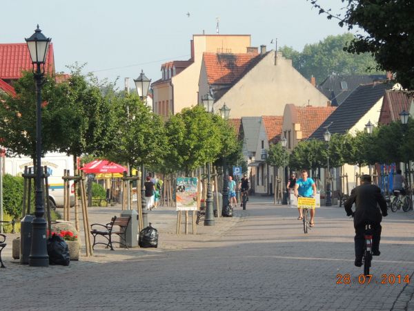 Fragment ulicy Kościuszki w Łebie