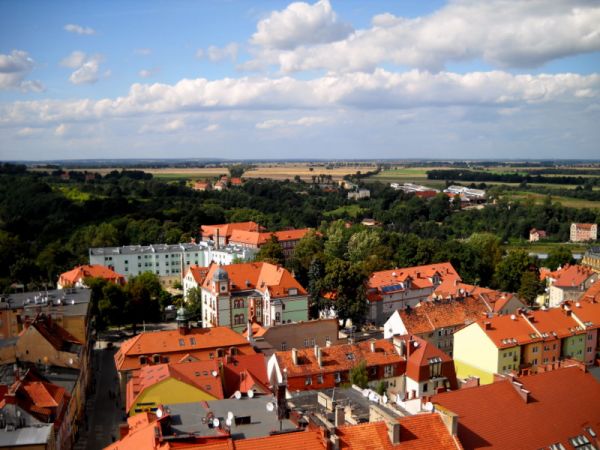 Złotoryja z lotu ptaka

Złotoryja (łac. Aureus Mons, niem. Goldberg, daw. Złota Góra) – miasto i gmina w południowo-zachodniej Polsce w województwie dolnośląs