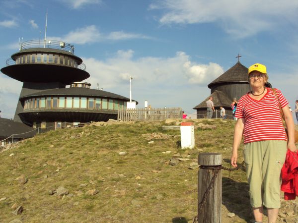 Śnieżka - przy zejściu na polskie zbocze.