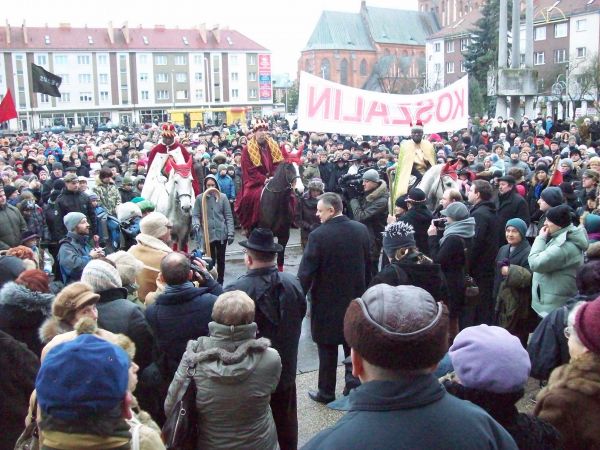 Orszak Trzech Króli przed Ratuszem