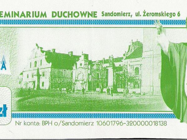 ze zbiorów prywatnych: cegiełka na pamiątkę - a cel wsparcia godny.