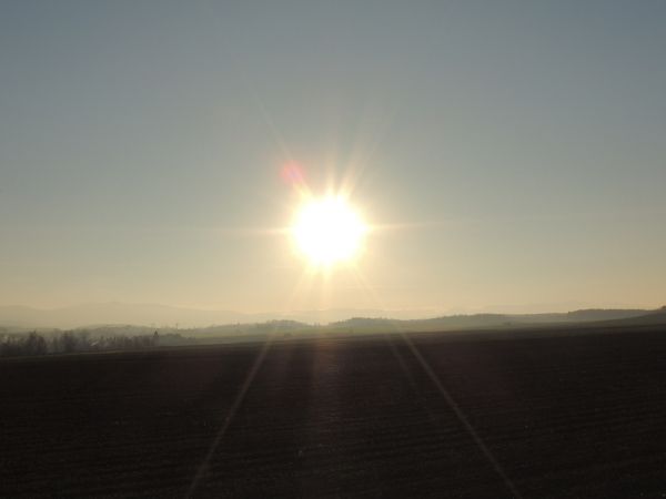 JARNOŁTOW jesień 2014 zachód słońca