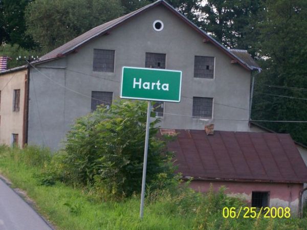 Wjazd do Harty od strony Dynowa