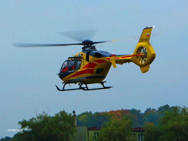Lotnicze Pogotowie Ratunkowe nad Będzinem - Będzin