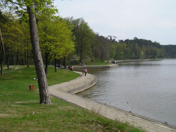 Zalew Zemborzycki wiosną