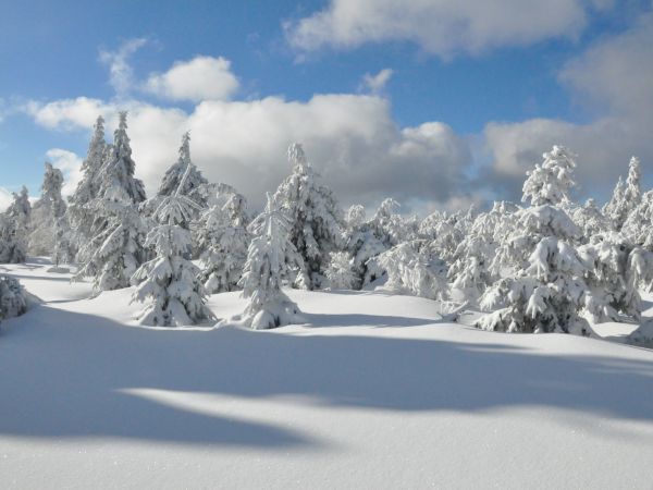 Zima w Świeradowie  Stóg Izerski