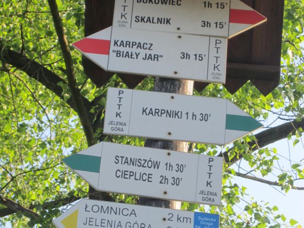 Drogowskazy turystyczne