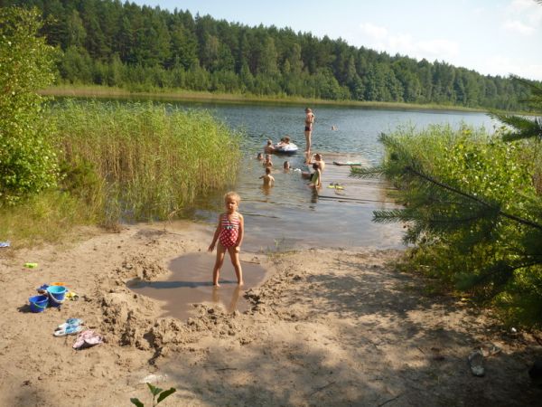 Jeziorko Kołki w pobliżu Zatomia. Raj na Ziemi!