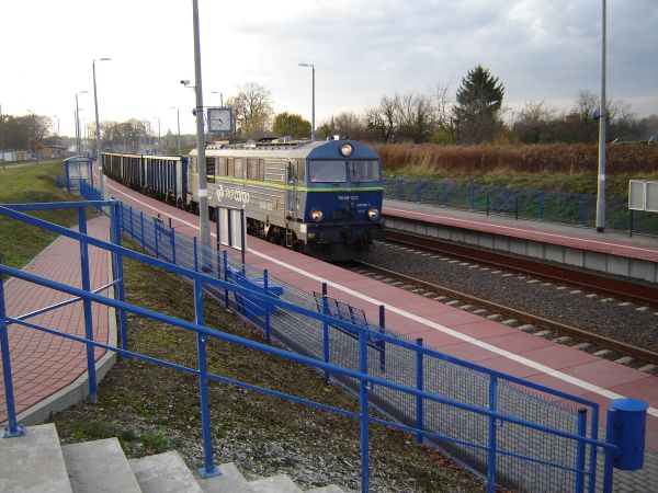 Wjazd pociągu z Niemiec.