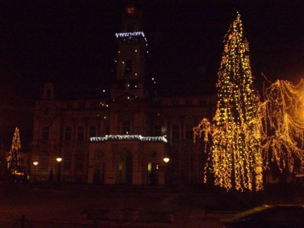 N.Sącz. Rynek nocą