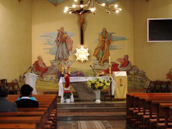 Prezbiterium naszego kościoła p.w. S.w. Kazimierza Królewicza