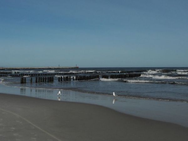 Plaża , czysta i zadbana.