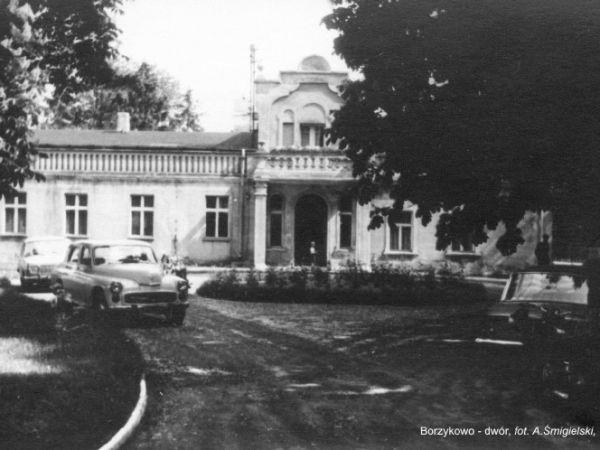 Borzykowo, dwór - foto z 1970 r.