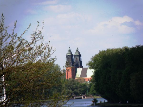 widok na katedrę poprzez Maltę