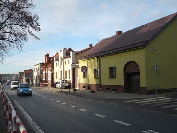 Zabudowa mieszkalna przy ul. Wrocławskiej.