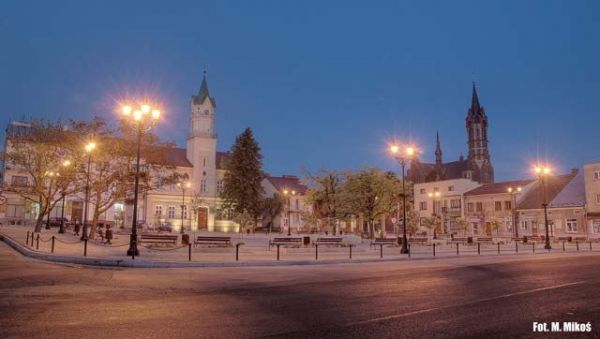 Kołaczyce, rynek.