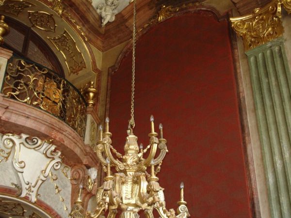 Wnętrza zamku Książ