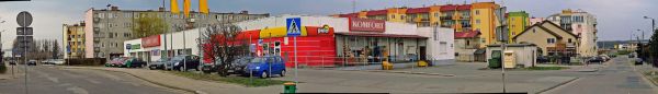 Panorama na rogu ulic Traugutta i Korczaka