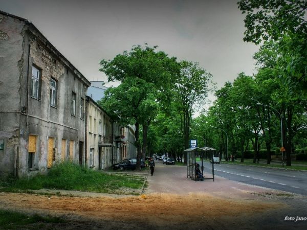 Ulica sw. Barabary...w kierunku na Jasna Gore