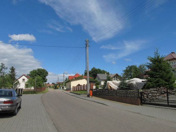 Ulica Kościelna w stronę Czubka i Czarnego