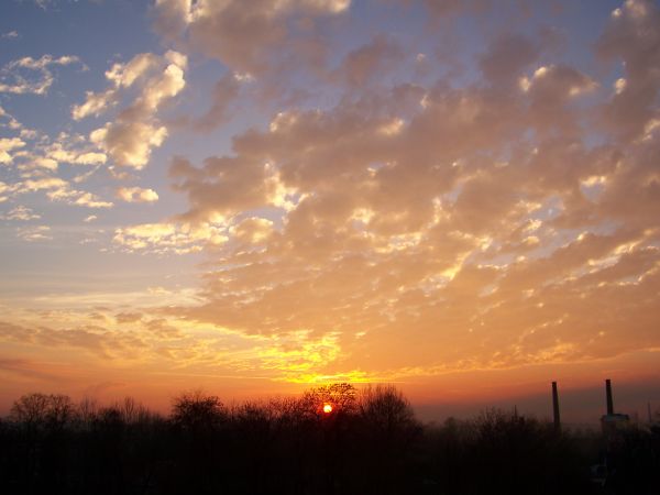 Zachody słońca nad Czeladzią.