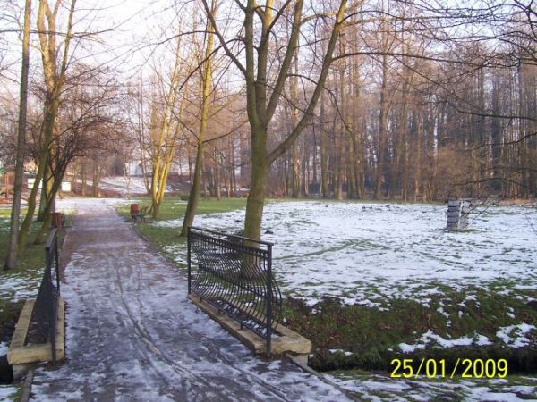 Zabytkowy park miejski Dobrodzień.