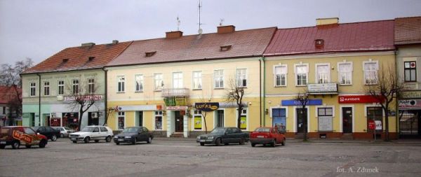 Rynek w Sieradzu (strona zachodnia)