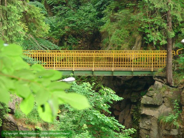 Wodospad Wilczki w Międzygórzu