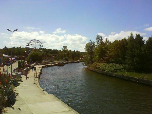 Widok z mostu na port i kanał w Dźwirzynie
Jolanta Stolarska