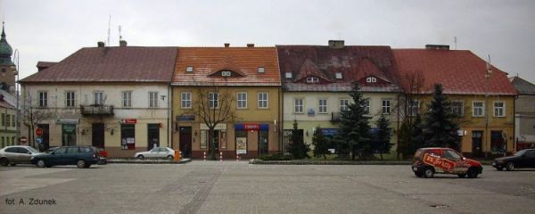 Rynek w Sieradzu (strona południowa)