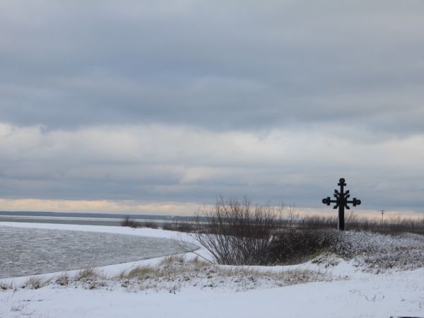 Zimą też jest pięknie w Rewie. Szczególnie jak zamarznie zatoka