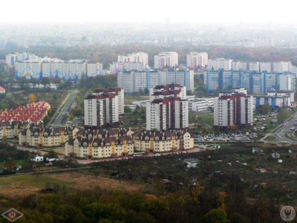 Kozanów. Widok z północnego-zachodu.
