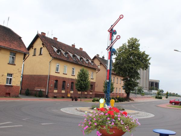 Semafor przy dworcu PKP