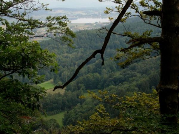 Widok z zamku Chojnik.