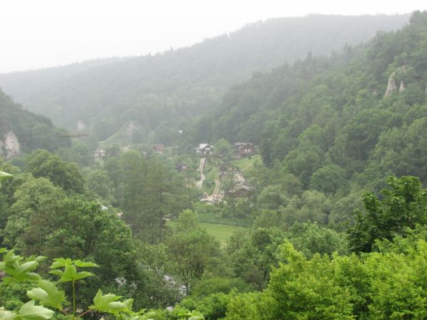 Widok z zamku na Ojcow 2011