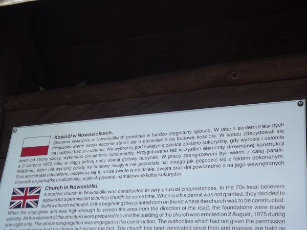 warto przeczytać - i to do końca ! kukurydzisko i kościół .... pobudowano, jednej nocy !