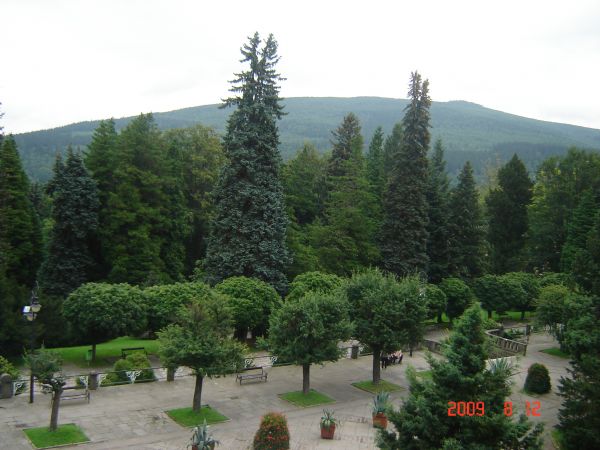 Widok z okna Domu Zdrojowego