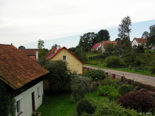 Toprzyny, widok z mojego okna.