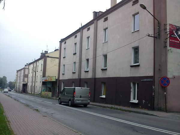 Sosnowiec-Klimontów. Ulica Mjr. Hubala Dobrzańskiego.