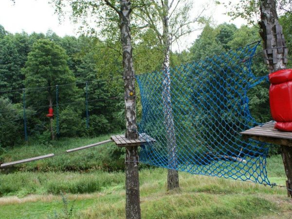 Park linowy. Rudnica koło Kłębowca - sierpień 20110