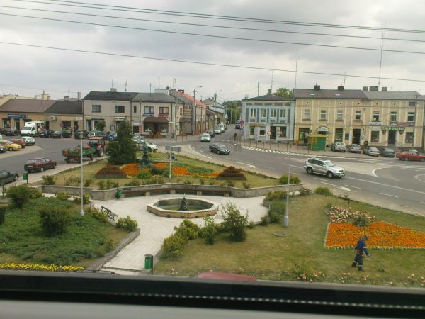 Plac Kościuszki widziany z okna TUiR S.A. Warta